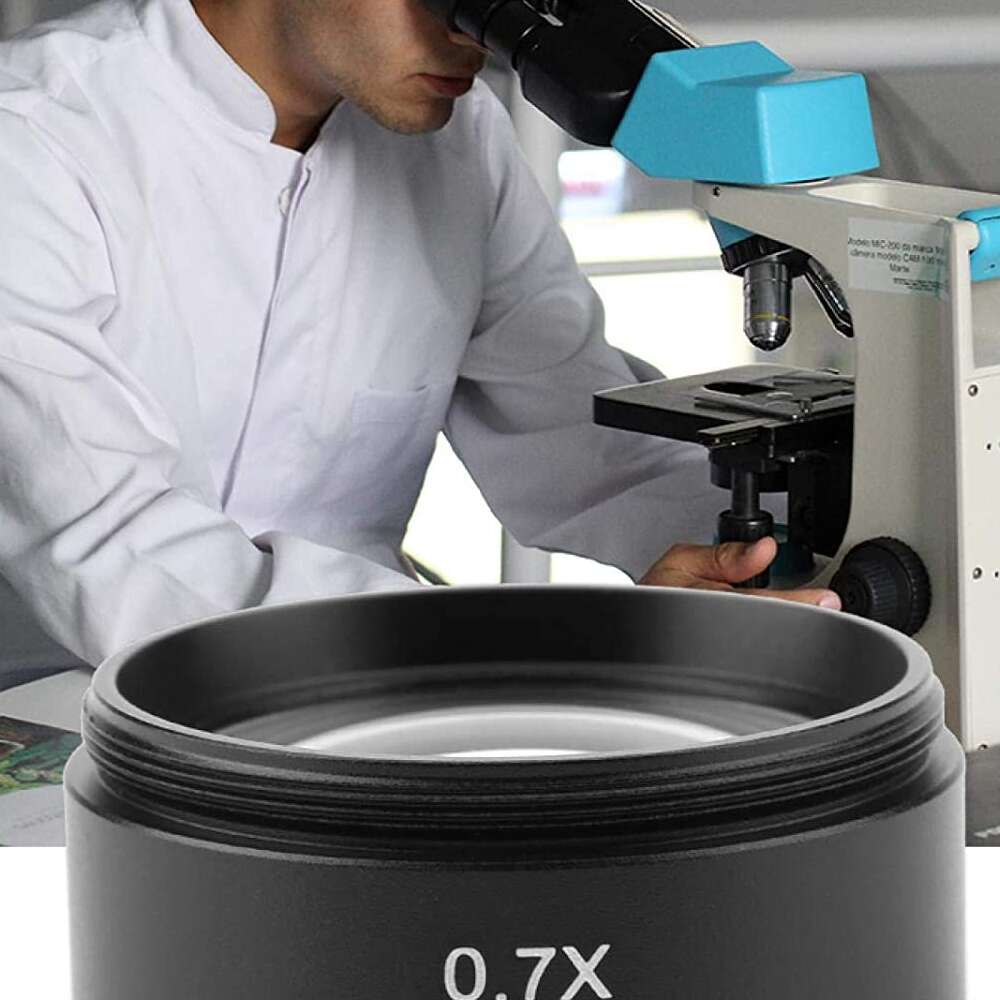 Stable Easy to Install for Lab Stereo Microscope Professional Practical Objective Lens Magnification Objective Lens Stable Easy to Install for Lab Stereo Microscope Professional Practical Objective Lens Magnification Objective Lens